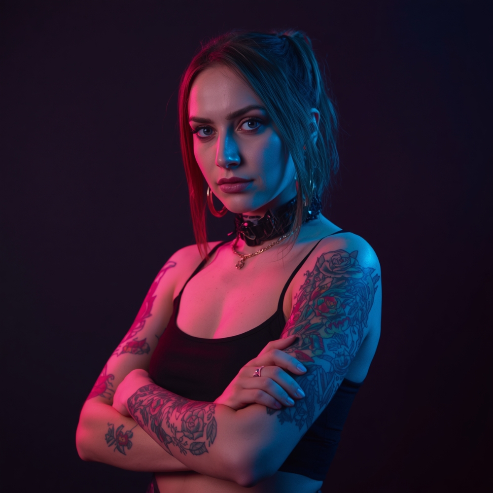 Mina, tattoo artist at New Wave