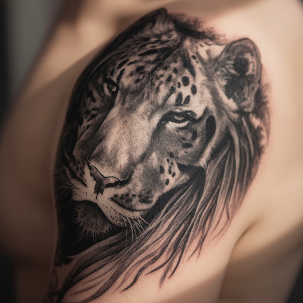 Black & Grey tattoo example 2