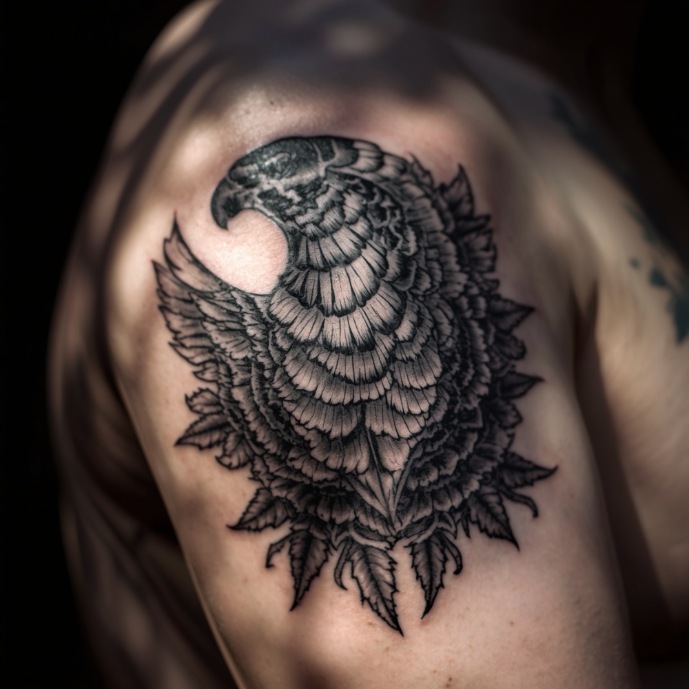 Black & Grey tattoo example 3