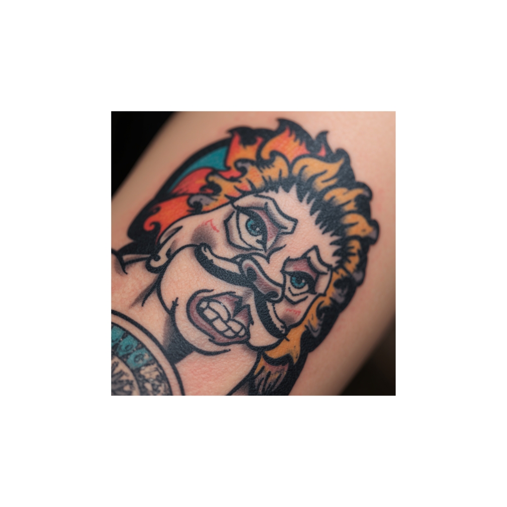New School tattoo example 2